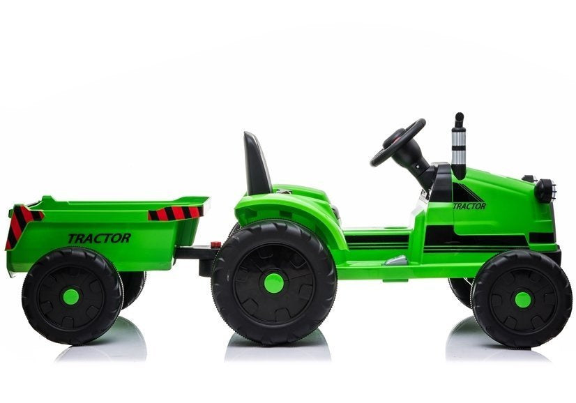 Tractor met aanhanger YSA021A groen (7)