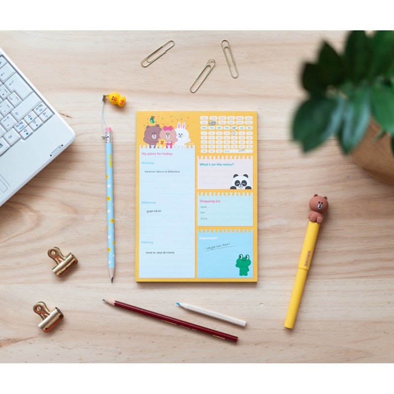 LINE FRIENDS - A5 dagplanner (3)