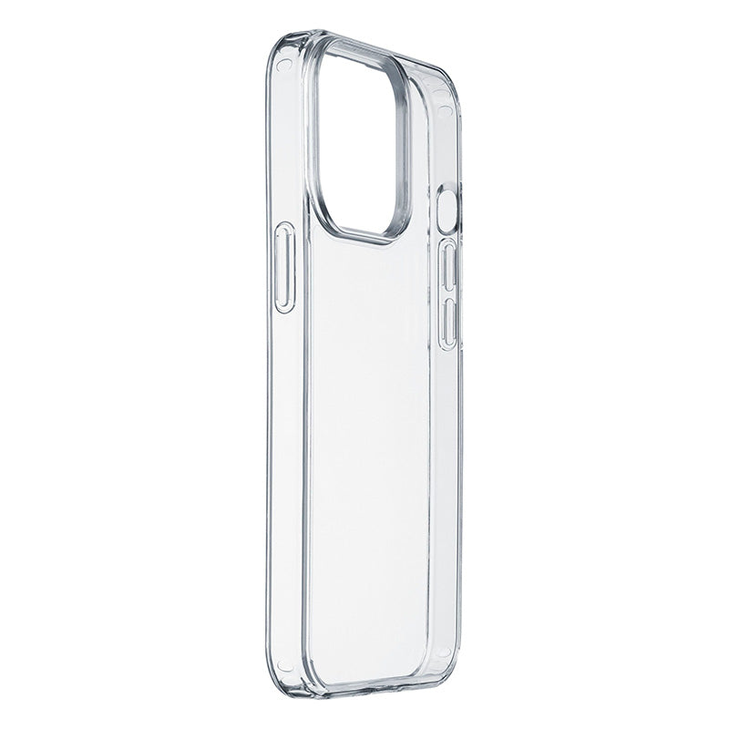 Cellularline Clear Strong - Hoesje voor iPhone 15 Pro met antimicrobiële bescherming (Transparant)