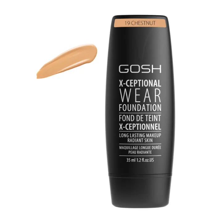 Gosh X-Ceptional Wear Foundation Langhoudende Make-up 19 Chestnut 35ml