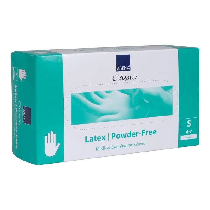 Abena Natuurlatex handschoenen S 100st