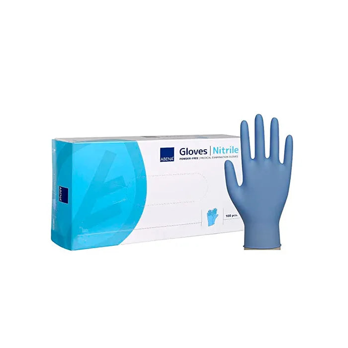 Abena natuurlijk latex handschoenen M 100st