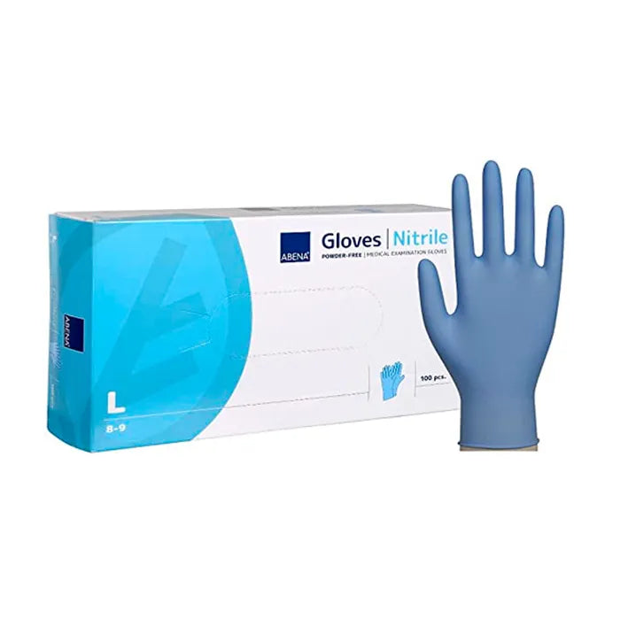 Abena Natuurlatex handschoenen L 100st