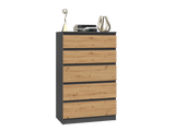 Kommode Malwa M5 ANTHRAZIT ARTISAN – Produktabbildung 2