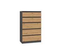 Kommode Malwa M5 ANTHRAZIT ARTISAN