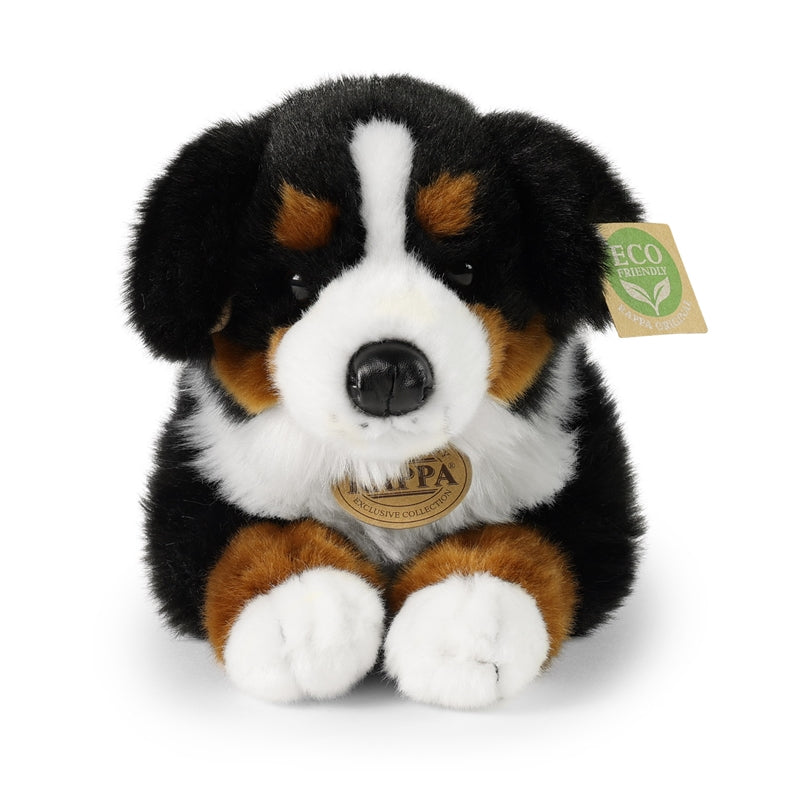 Rappa - Pluche realistische mascotte Berner Sennenhond liggend 34 cm Ecologisch (2)