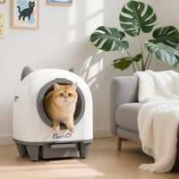 Zelfreinigende kattenbak met app-besturing 80 L geurbestrijding voor meerdere katten (10)