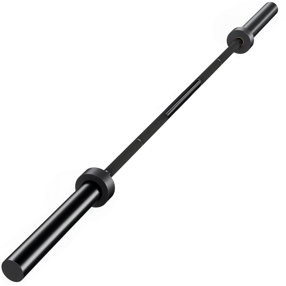 Halterstang, 180 cm olympiastang, staal, 200 kg draagvermogen, zwart