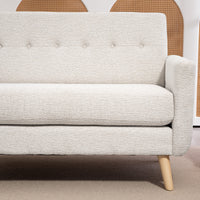 Tweezitsbank, comfortabel, 134x71x82 cm, beige (9)