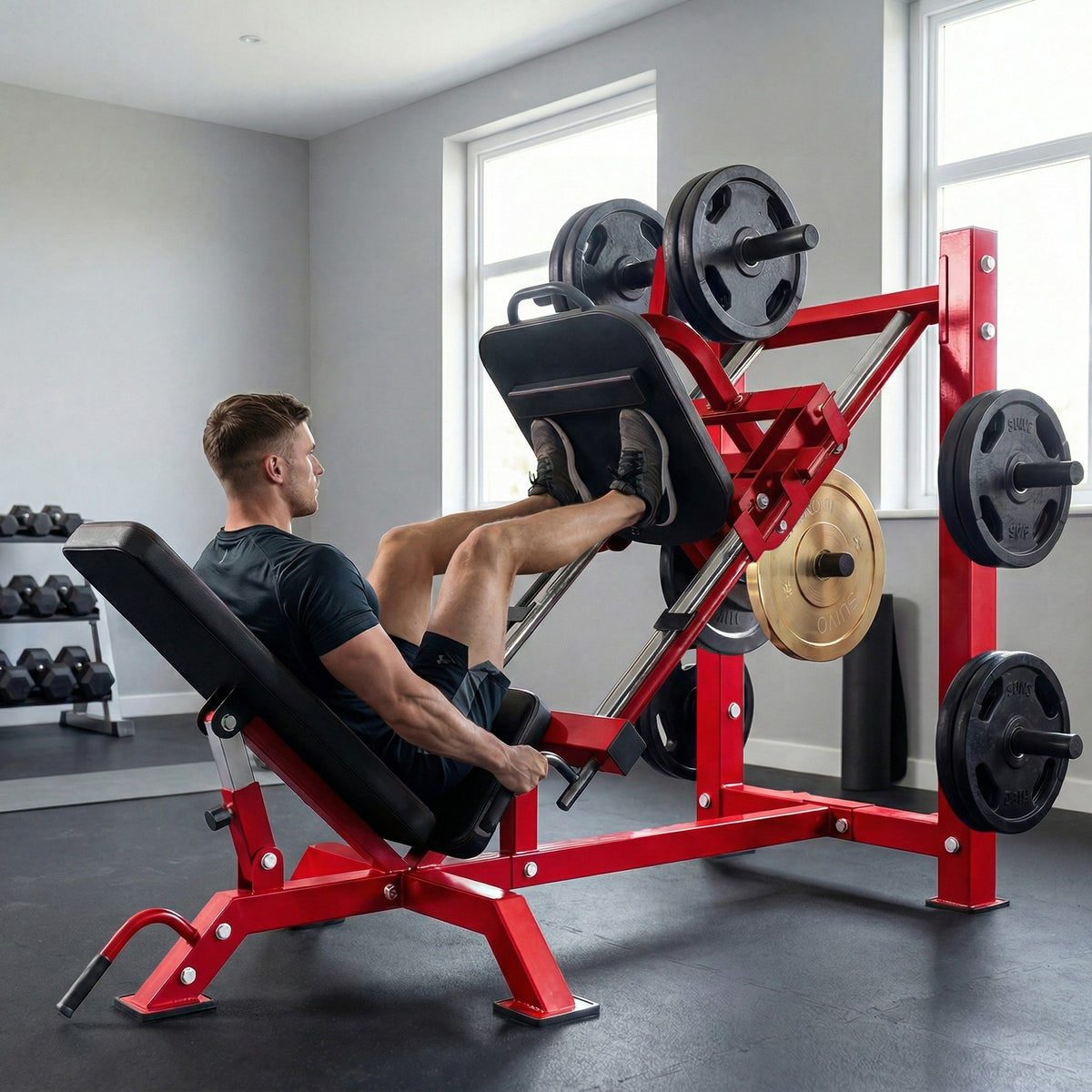 Leg press thuistraining beentraining krachttraining onderlichaam quadriceps bilspieren bovenbenen (2)