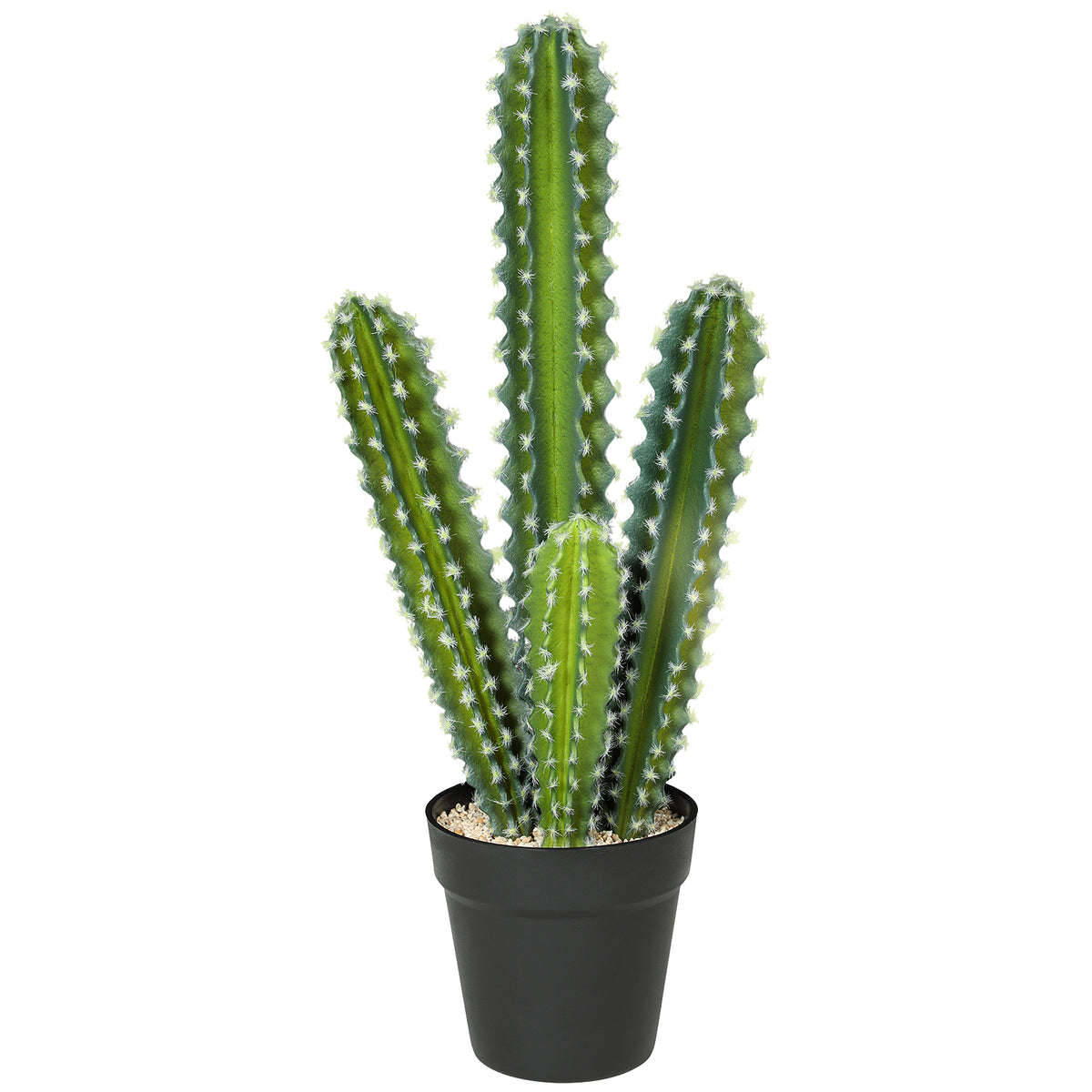 Kunstplant cactus planten 53 cm kunstplanten in pot voor thuis, kantoor