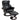 Relaxfauteuil met hocker, ligfunctie, draaibaar, tot 160 kg, kunstleer, metalen frame, zwart, 80 x 79 x 100 cm