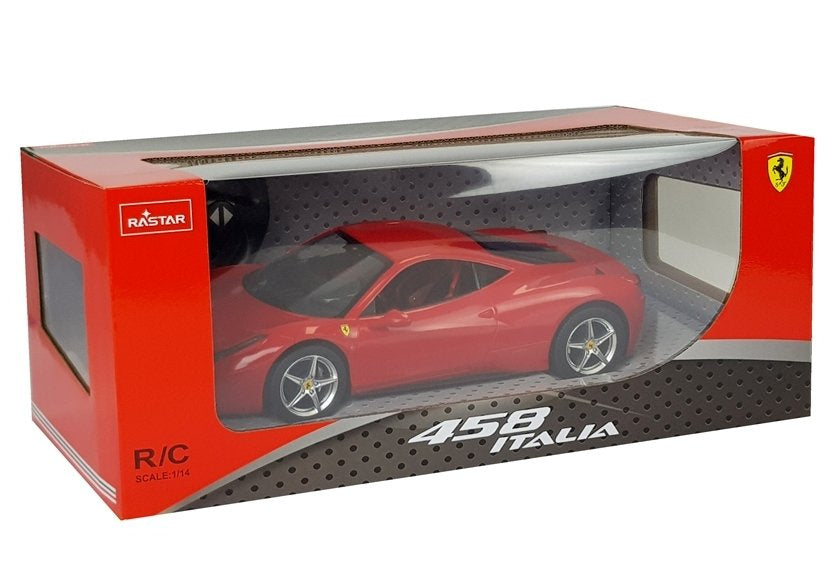 R/C Ferrari Italia Rastar 1:14 auto rood (8)