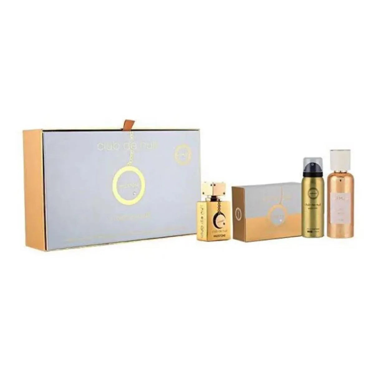 Armaf Club De Nuit Milestone Eau De Parfum 130g Haarnevel Spray 55ml Zeep 1st Geparfumeerde Bodyspray 50ml