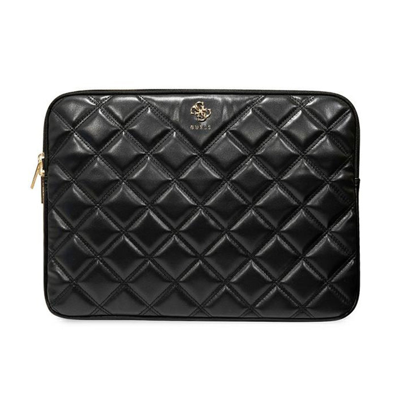 Guess Quilted 4G Sleeve – laptoptas 13" / 14" (zwart)