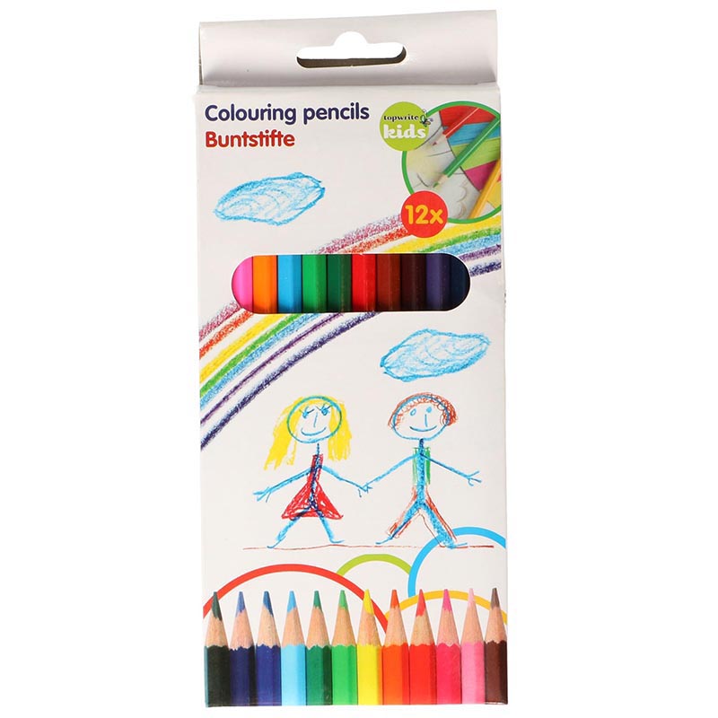 Topwrite - Kleurpotloden 12 kleuren
