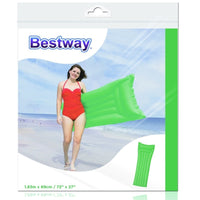 Bestway - Opblaasbaar luchtbed voor op het strand 183x69cm (groen) (2)