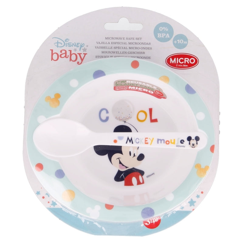 Mickey Mouse - magnetronset (kom en lepel) (Cool)