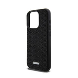 DKNY 3D Rubber Repeat Pattern - Hoesje voor iPhone 15 Pro (Zwart) (6)