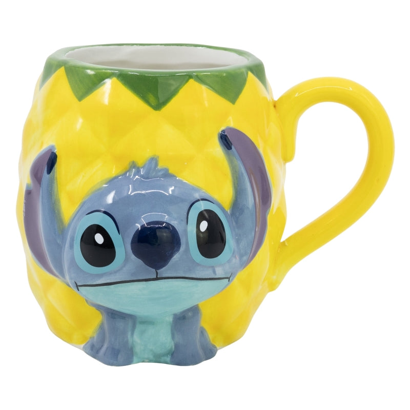 Disney Stitch - 3D keramische mok in geschenkdoos uit de Ananas-collectie 325 ml