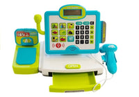 Kinderkassa blauw met mandje (3)
