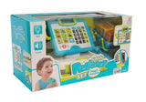Kinderkassa blauw met mandje (7)
