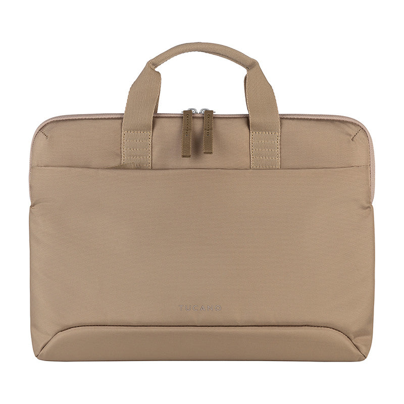 Tucano Smilza Super Slim - Tas voor MacBook Pro 14” / Air 15” / Pro 13" / Air / Notebook 14” / 13” (beige)