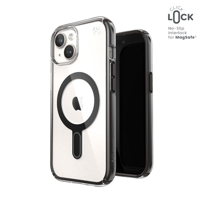 Speck Presidio Perfect-Clear ClickLock & MagSafe - Hoesje voor iPhone 16e / iPhone 15 / iPhone 14 / iPhone 13