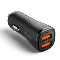 Spigen Essential EV302 – Autolader 2x USB-A 30W (Zwart) (4)