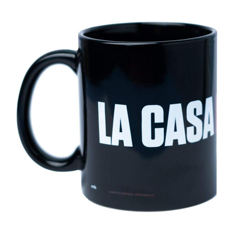 La Casa De Papel - Keramische mok in geschenkdoos 330 ml (La Casa De Papel-logo)