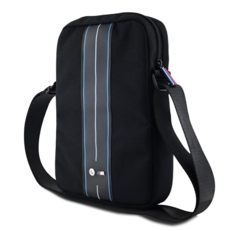BMW Nylon Blue Stripe - Tas voor 8" tablet (Zwart) (2)