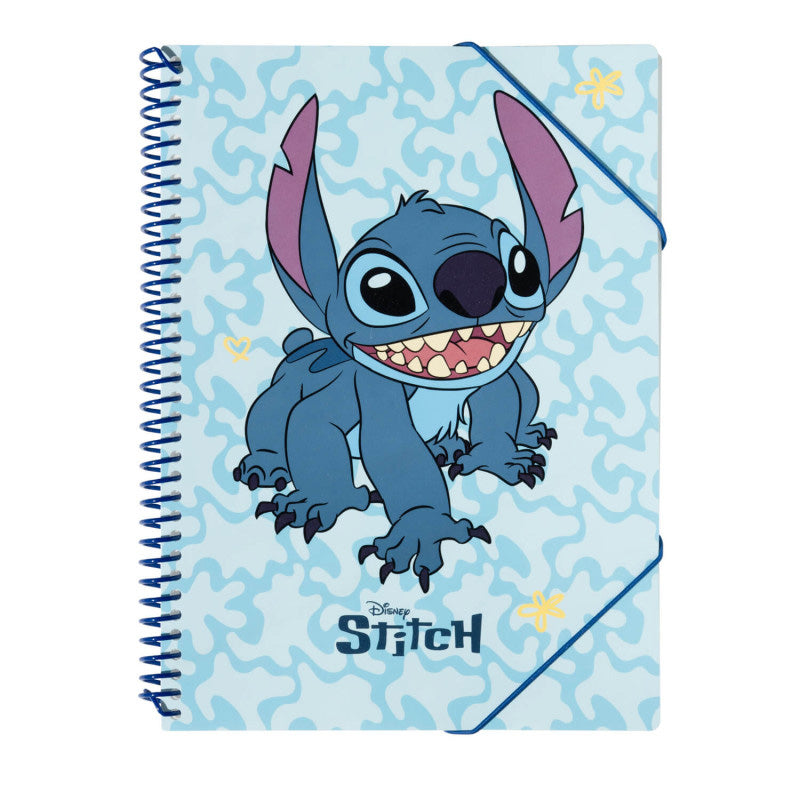 Disney Stitch - elastische map A4 + 30 transparante insteekhoezen