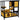 Kattenhuis kattenhut kattenhol, weerbestendig, 1 helling, 1 platform, 84,5 x 60 x 88 cm, groen + naturel