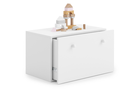 Inga toy chest - white handle