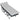 Opvouwbaar veldbed campingbed met matras hoofdkussen zijvak 185 x 68 x 37 cm tot 150 kg lichtgrijs