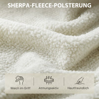 Fauteuil loungestoel relaxfauteuil met sherpa-fleece, metalen poten in houtlook gestoffeerde stoel 67 x 67 x 71 (6)