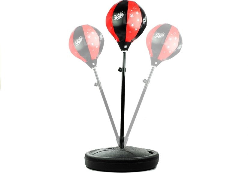 Punchingball-set met bokshandschoenen en standaard 80 tot 110 cm (2)