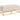Opbergbank, decoratieve knoopstoffering, flanel-look, goudkleurige stalen poten, 110 x 47 x 46,5 cm