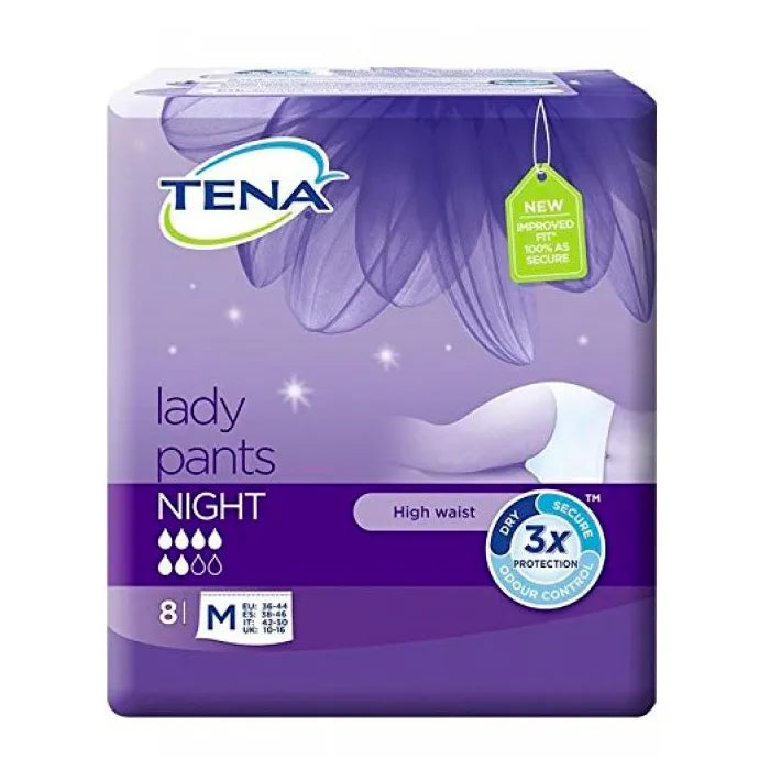 Tena Lady Pants Night Maat M 8 stuks
