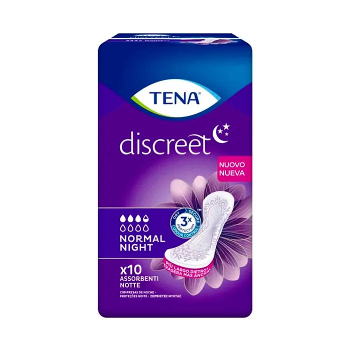 Tena Discreet Normal Night 10 stuks