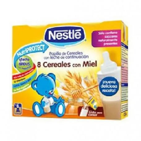 Nestlé Leche y Cereales Pijama con Miel 2 x 250ml
