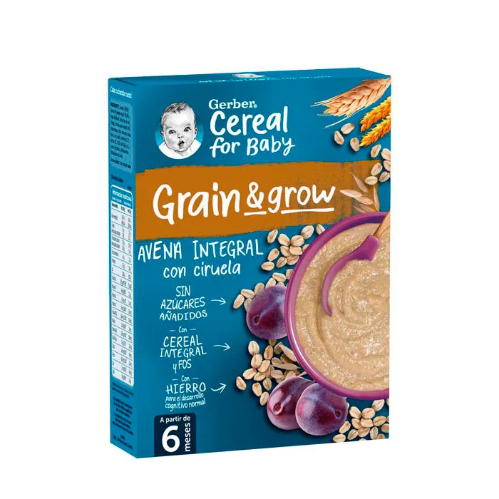 Gerber havermout en pruimen 250g