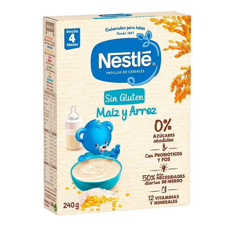 Nestlé Papje Glutenvrij Maïs & Rijst 240g
