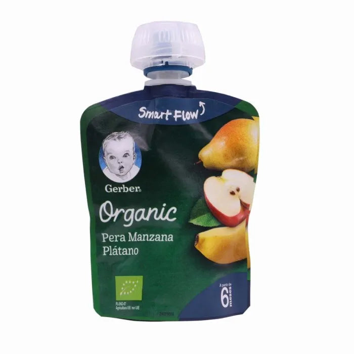 Gerber Biologische Peer Appel Banaan 4X