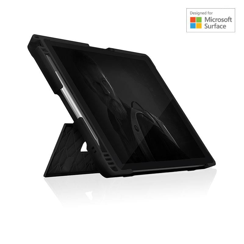 STM Dux Shell - pantserhoes Microsoft Surface Pro 7+/7/6/5/4 MIL-STD-810H (zwart)