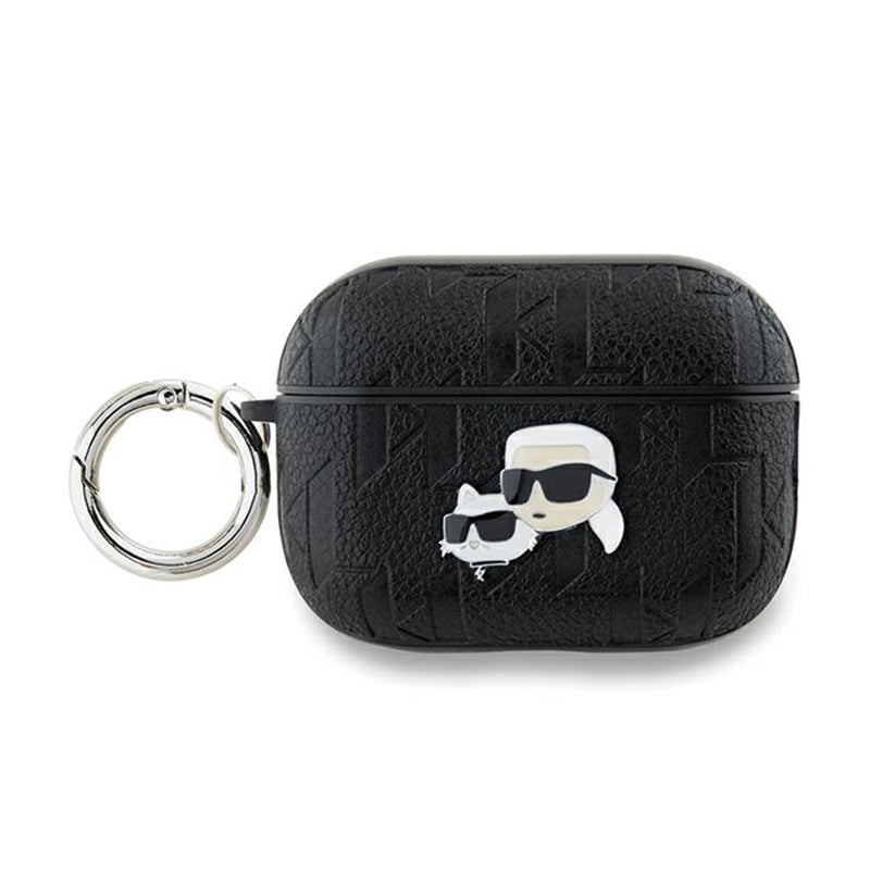 Karl Lagerfeld Monogram Karl & Choupette Head - hoesje voor AirPods Pro 2 (zwart)