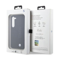 BMW Leather Textured & Stripe - hoesje voor Samsung Galaxy S23 (Zwart) (8)