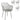 Tuinstoel 4-delige set UV-bestendige tuinstoelen van kunststof met armleuning rugleuning 56 x 51 x 84 cm grijs