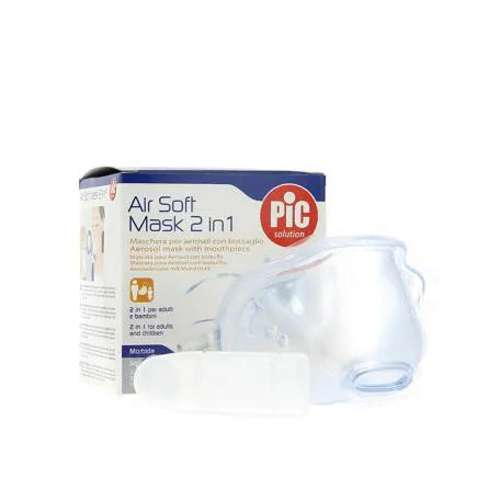 Air Soft 2-in-1-aerosolmasker met mondstuk Pic Solution