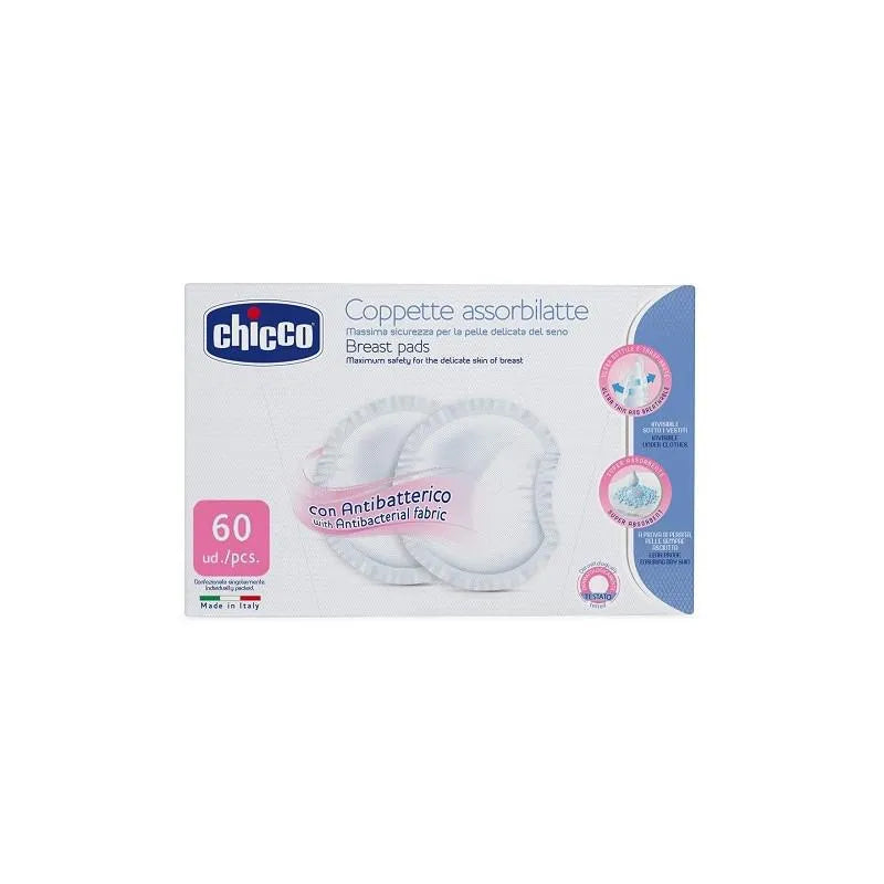 Chicco Antibacteriële Absorberende Zoogkompressen